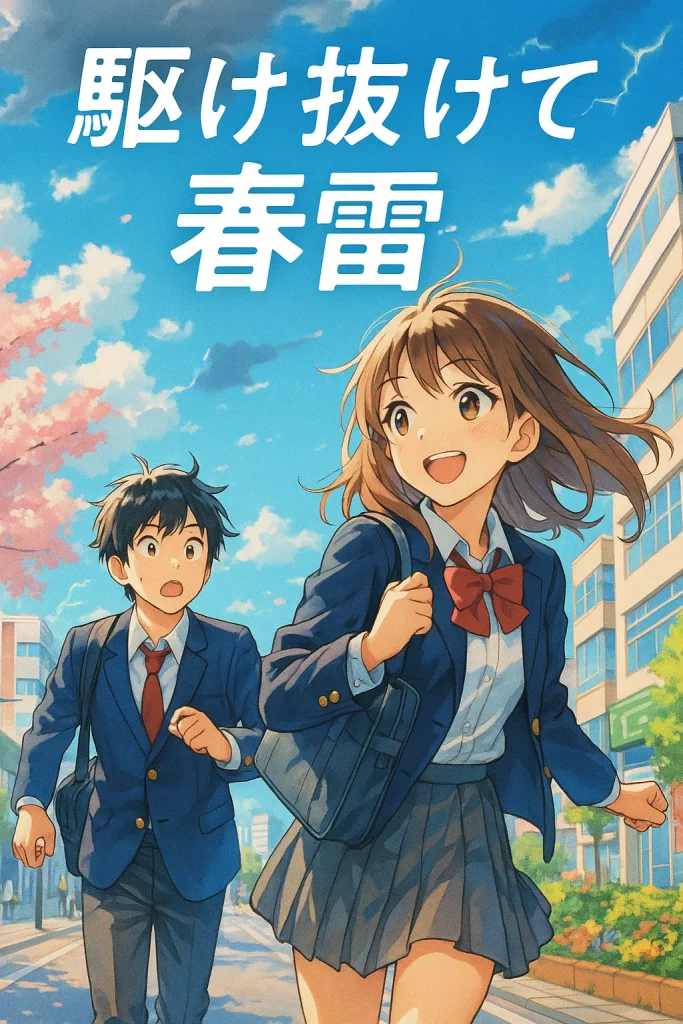駆け抜けて春雷
